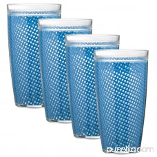 Kraftware Fishnet Double Wall Insulated Tumbler (Set of 4)